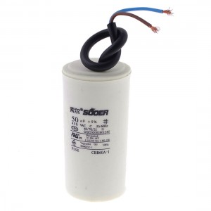 CBB60A-1 Washing Machine Polypropylene Film Motor Capacitor 50uF 450V AC