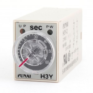 H3Y-2 110VAC 8 Pin 0-60Sec Timing Delays Range DPDT Time Delay Relay