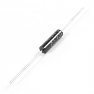 Silver Tone Axial Lead Black Body 100mA 15KV High Voltage Rectifier Diode