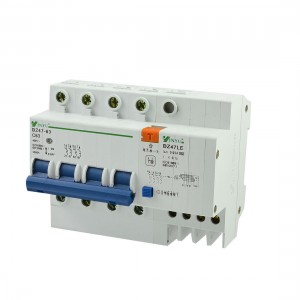 DZ47-63 63A 4P Miniature Circuit Breaker + DZ47LE Earth Leakage Circuit Breaker