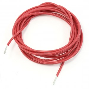 Electric Heating Equipment Copper Core Red Silicone Wire 18# 2 Meter