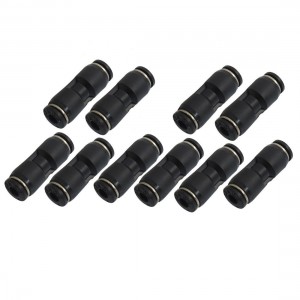 10 Pcs Air Pneumatic 4mm to 4mm Straight Push in Connectors Quick Fittings