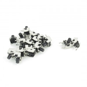 17 Pcs Momentary Right Angle Tact Press Button Switch 6.2mm x 6.2mm x 3.2mm
