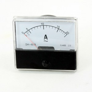 Class 2.5 Accuracy Current Testing AC Ammeter Panel Meter 0-20A