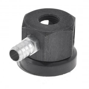 6/13" Female Thread Three Outlet Coolant Hose Mount Hole Magnetic Base