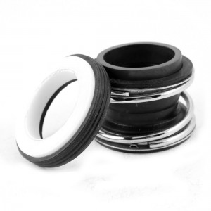Tube Sealing Coil Spring Rubber Bellows 0.87" Pump Mechanical Seal