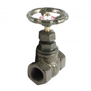 Household Retro Style Round Handle 1/2" NPT Threaded Ball Valve Bronze Tone