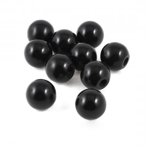 Machine Control Tool Handle 5mm Thread Dia Ball Knob 16mm Dia 10 Pcs
