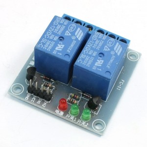 DIY Project 12V 2CH 2Channel High Level Trigger Relay Module Blue