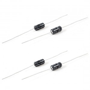 4 Pcs 25uF 25V 105C Aluminum Electrolytic Capacitor 6mmx11mm