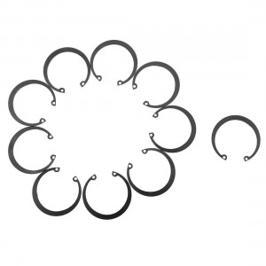 10 Pcs 43mm Inner 50mm Outer Dia Bearing Metal Internal Circlip Ring