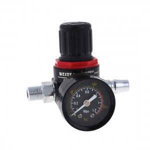 0-1.2 Mpa Scale Dial Pressure Gauge Compressed Pneumatic Air Regulator Black