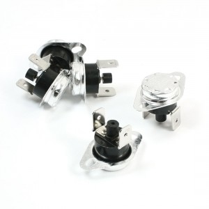 5 Pcs NC Temperature Temp Switch Manual Reset Thermostat 80 Degree Celsius