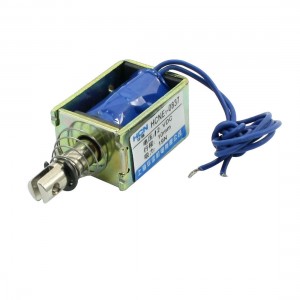 HCNE1-0837 DC12V 10mm Stroke 19N Force Pull Type Linear Solenoid