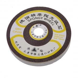 100mm x 16mm Abrasive Sponge Wheel Polishing Gringding Tool