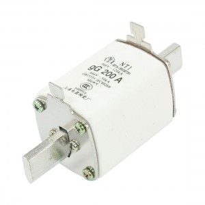 NT1 gG 200A Low Voltage Blade Contact Fuse Link 500V 120kA 660V 50kA