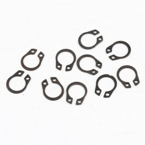 10 Pcs 8mm x 10mm Round Shape Metal External Circlip Retaining Ring