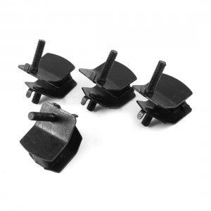 4 Pcs Black Generator Parts Shockproof Foot for Honda Gx160