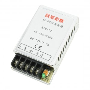 N10-12 Input AC 100-260V DC12V 1A Electric Switching Power Supply