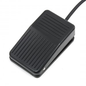 Black 2M Cable NO NC Momentary Foot Treadle Pedal Switch AC 250V 10A