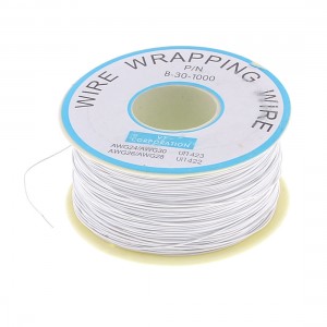 AWG30 Insulated Wire Wrapping Wires Reel 250M White P/N B-30-1000