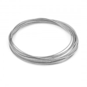 1.2mm Dia 7x7 5.2M Long Flexible Stainless Steel Wire Cable for Grinder