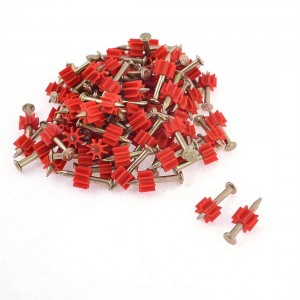 100 Pcs 2.9mm Dia Shank 27mm Long Power Hammer Drive Pins Fasteners