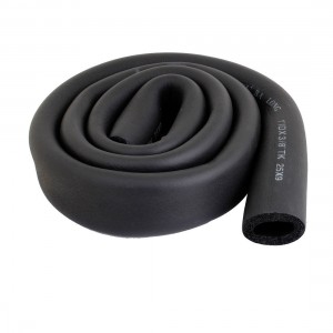 2 Pcs 1" x 3/8" Air Conditioner Foam Heat Insulated Pipe Protector Black