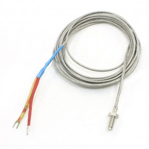 9.8Ft Cable 4.5mm x 10mm Sensor E Type Temperature Thermocouple Probe