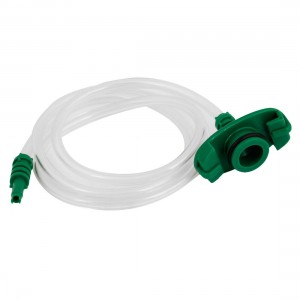 30CC Plastic 35.8" Long Air Tubing Glue Dispenser Syringe Adapter