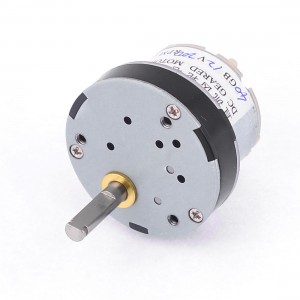 200RPM Output Speed Reducing 5mm Shaft Dia Gearbox Geared Motor 12VDC