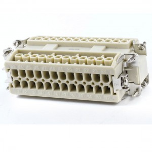 AC 500V 16A 6KV 24 Terminal Male to Female Cable Industrial Connector