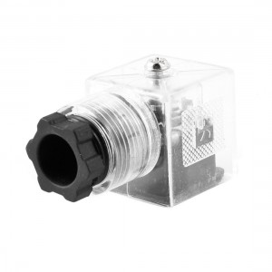 Hexagonal Connector Hollow Hore Solenoid Valve Coil DC 24V 4W