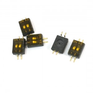 1.27mm Pitch 4Pin 2 Position Slide Type SMT SMD DIP Switch 5 Pcs
