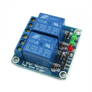 2-Channel DC 5V 10A Expansion Board High Level Trigger Relay Module