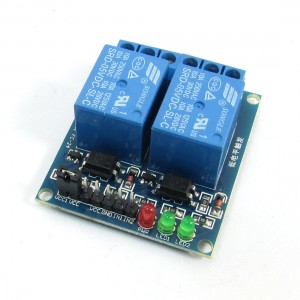 2CH Isolated Optocoupler Driver Low Level Trigger DIY Relay Module 5V DC