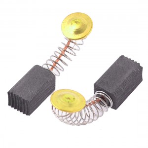 2 Pcs Replacement Spring Loaded Motor Carbon Bushes 1/2" x 5/16" x 1/4"