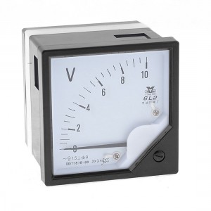0-10VAC Analogue Dial Ammeter Current Panel Meter 6L2-V