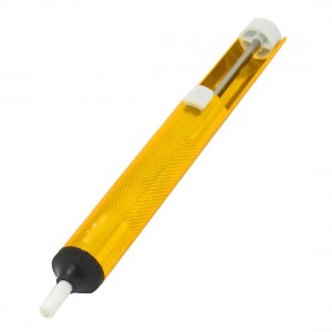 Gold Tone Solder Sucker Desoldering Pump Vacuum Remover Tool