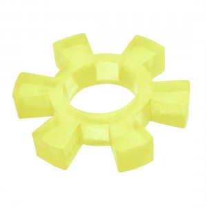 Yellow Polyurethane PU 65mm Dia Coupling Buffer Coupler Damper