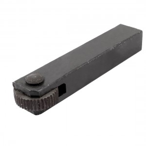 Black Metallic Single Wheel 2.0mm Pitch Straight Linear Knurling Tool