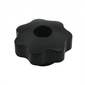 8mm Dia Female Thread Black Star Clamping Knob Spare Part