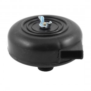 Black Plastic 20mm Male Threaded Exhaust Filter Muffler for Air Compressor