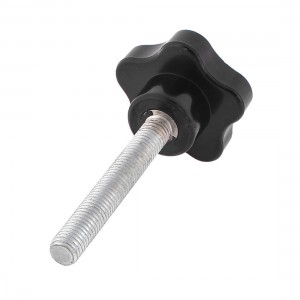 50mm Head Dia 10mm Male Thread Screw On Type Clamping Knob