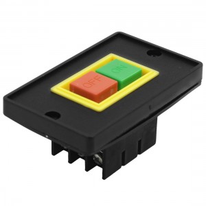 AC380V 2KW 6 Screw Pins Self Locking ON/OFF Power Pushbutton Switch