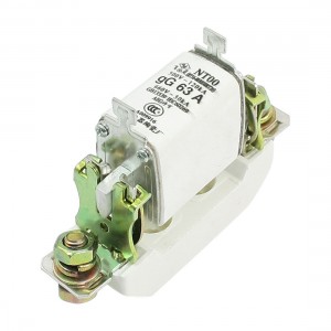 120kA/500V 50kA/660V 63A Ceramic Fuse Link NT00 w Base