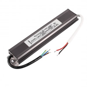 Waterproof IP67 Aluminum LED Driver Power Supply AC 170-260V DC 24V 1.87A 45W