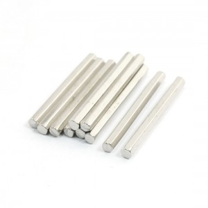 10pcs Metal Machinery Spare Part Model Component Hexagon Axle 30x2.5mm