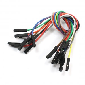 10pcs Breadboard Connect Line Wire Cable 1P-1P 2.54mm Dual Head 21cm