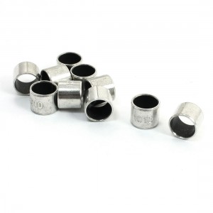 10Pcs Plain Oilless Bearing Sleeves Composite Bushing 10mm x 12mm x 10mm